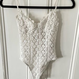 H&M Crochet Bodysuit
